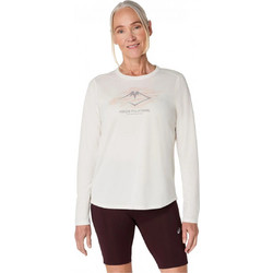 ASICS Fujitrail Γυναικείο Αθλητικό T-Shirt Λευκό 2012D315-400