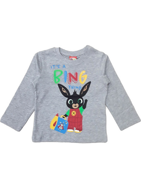 Beboulino Bing Παιδικό T-Shirt Μακρυμάνικο Γκρι 80202590021