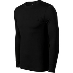 Malfini Premium Merino Rise Ανδρικό Αθλητικό T-Shirt Μαύρο MLI-15901
