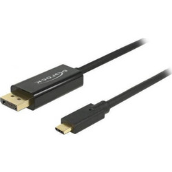 DeLOCK Καλώδιο DisplayPort 1.2 to USB-C Male 1m Black 85255