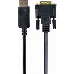 Cablexpert Καλώδιο DisplayPort to DVI Male 1m Black CC-DPM-DVIM-1M