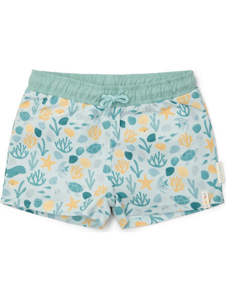 Little Dutch Seashells Αντηλιακό UV Βρεφικό Μαγιό Σορτς για Αγόρι Πράσινο Mint CL2503856
