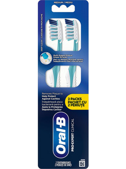 Oral-B Medium Οδοντόβουρτσες 2τμχ Γαλάζιες