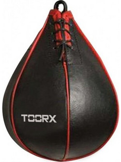 Toorx BOT-032 Σάκος Μποξ Ταχύτητας Τοίχου 17cm Μαύρος Κόκκινος