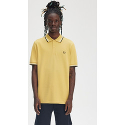 Fred Perry Ανδρική Μπλούζα Polo Κοντομάνικη Κίτρινη M3600-Y33