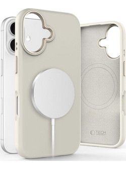 Tech-Protect Pure MagSafe Back Cover Cosmic Latte (iPhone 16)