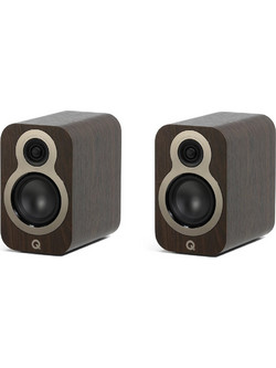Q Acoustics 3010c Ζεύγος Ηχείων Hi-Fi Ραφιού 80W 2 Δρόμων Walnut