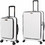 CAT 84873-1009 Σετ Βαλίτσες 2τμχ Καμπίνας & Μεσαία Λευκές
