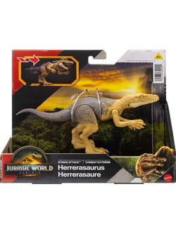 Mattel Jurassic World Rebirth Strike Attack Herrerasaurus Φιγούρα Δεινόσαυρος για 4+ Ετών