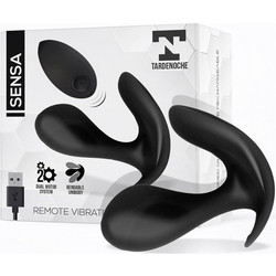 Tardenoche Sensa Πρωκτική Σφήνα Ασύρματη με Δόνηση 7.8cm Μαύρη T-115