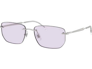 Ray-Ban RB3768 003MH Γυναικεία Γυαλιά Ηλίου Τετράγωνα Μεταλλικά Ασημί με Διαφανές Φακό