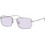 Ray-Ban RB3768 003MH Γυναικεία Γυαλιά Ηλίου Τετράγωνα Μεταλλικά Ασημί με Διαφανές Φακό