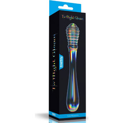 Lovetoy Twilight Gleam Twin Pleasures Πρωκτικό Dildo 20.5cm Διαφανές