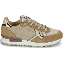 Pepe Jeans Brit Γυναικεία Sneakers Μπεζ Ταμπά PLS400004-847