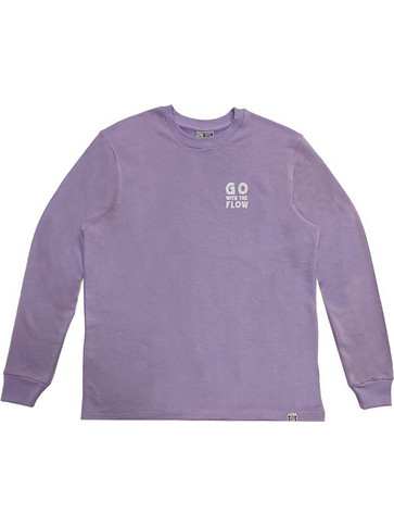 Salty Slang Pink Longcrop Ανδρικό Φούτερ Λιλά SLU224TQ02-1919