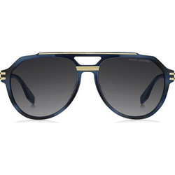 Marc Jacobs MARC876S 38I9O Ανδρικά Γυαλιά Ηλίου Aviator Κοκάλινα Μπλε με Μαύρο Φακό