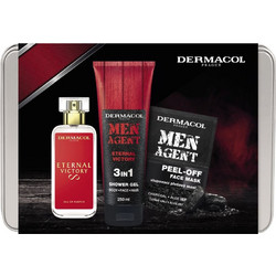 Dermacol Agent Eternal Victory Eau de Parfum 50ml + Shower Gel 250ml + Peel-Off Face Mask 15ml