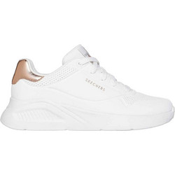Skechers Uno Lite Shimmer Along Γυναικεία Sneakers Λευκά 177291-WHT