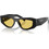 Prada PRB19S 16K455 Γυναικεία Γυαλιά Ηλίου Cat Eye Κοκάλινα Μαύρα με Κίτρινο Φακό