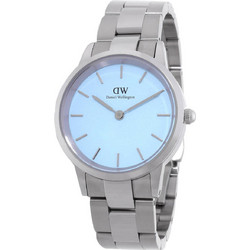Daniel Wellington Γυναικείο Ρολόι με Ασημί Μεταλλικό Μπρασελέ DW00100541