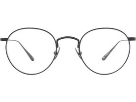Garrett Leight WILSONMI I49BK Ανδρικός Σκελετός Γυαλιών Οράσεως Μεταλλικός Μαύρος
