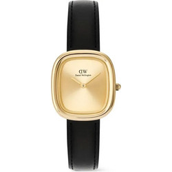 Daniel Wellington Γυναικείο Ρολόι με Μαύρο Δερμάτινο Λουράκι DW00100878
