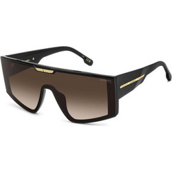 Carrera CA18/S R60/HA99 Γυναικεία Γυαλιά Ηλίου Μάσκα Μαύρα με Καφέ Φακό