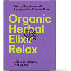 Symbeeosis Organic Herbal Elixir Relax Ashwagandha & Passionflower 15x3gr