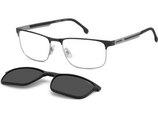 Carrera CA8921/C RZZ Ανδρικός Σκελετός Γυαλιών Οράσεως με Clip-On Μεταλλικός Μαύρος