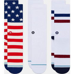 Stance The Americana Ανδρικές Κάλτσες Ψηλές με Σχέδια Πολύχρωμες 3Pack A556A21TA3-MUL