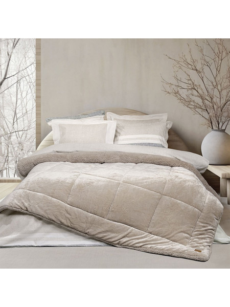 Nima Κουβερτοπάπλωμα Υπέρδιπλο 220x240 Cira Beige