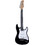 Eko Guitars ST100 Ηλεκτρική Κιθάρα 3/4 ST Style με Μαγνήτες SSS & Ταστιέρα Indian Laurel Black
