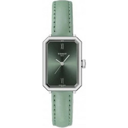 Tissot SRV Γυναικείο Ρολόι με Χακί Δερμάτινο Λουράκι T160.110.16.093.00