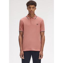 Fred Perry Ανδρική Μπλούζα Polo Κοντομάνικη Κοραλί M3600-Y63