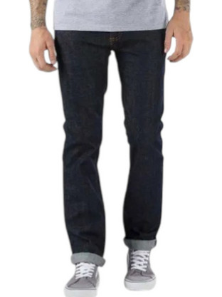 Vans Ανδρικό Τζιν Παντελόνι Skinny Εφαρμογή Navy Μπλε VN000K4DAH41