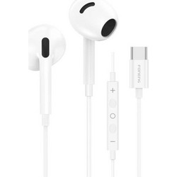 Foneng T66 Handsfree Earbud USB-C White