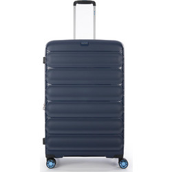 Dielle 100/70 Βαλίτσα Μεγάλη 76x50x34cm με 4 Ρόδες Navy Μπλε