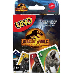 Mattel Uno Jurrasic World 4 Επιτραπέζιο Παιχνίδι 7+ Ετών για 2-10 Παίκτες
