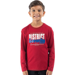 District75 Παιδικό T-Shirt Μακρυμάνικο Κόκκινο 225KBLS-586-045
