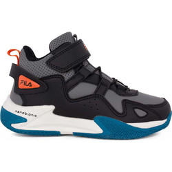 Fila Memory Pick Παιδικά Sneakers Μποτάκια Μαύρα Ανθρακί Πετρόλ 3AF53005-035