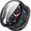 Techsuit Defense360 Pro Πλαστική Θήκη με Προστασία Οθόνης για Samsung Galaxy Watch 8 40mm Navy Μπλε