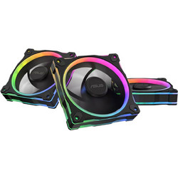 Asus Prime MR120 Case Fan 120mm ARGB με Σύνδεση 3-Pin 4-Pin PWM 3τμχ Black