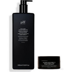 pH Laboratories Smooth Perfect Σετ Περιποίησης Μαλλιών Μάσκα 1lt + Σαμπουάν 1lt