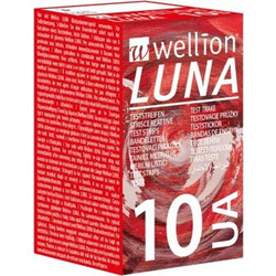 Wellion Luna Uric Acid Ταινίες Μέτρησης Ουρικού Οξέος 10τμχ