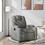 vidaXL Πολυθρόνα Relax Ανακλινόμενη Ανθρακί 3205509