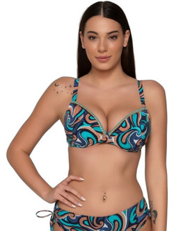Luna Bikini Top Πετρόλ Τιρκουάζ 94612