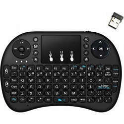 Green Lyca GL69440 Black Ασύρματο Πληκτρολόγιο με TouchPad