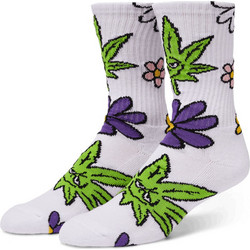 Huf Buddy Allergies Ανδρικές Κάλτσες Ψηλές Λευκές SK00878