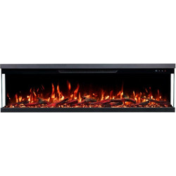 Hitense Berlin 42 Ηλεκτρικό Τζάκι Τοίχου 1800W Μ106.7xΥ35.7xΒ18.9cm