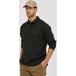 Sogo Ανδρική Μπλούζα Polo Μακρυμάνικη Μαύρη 25537-884-779